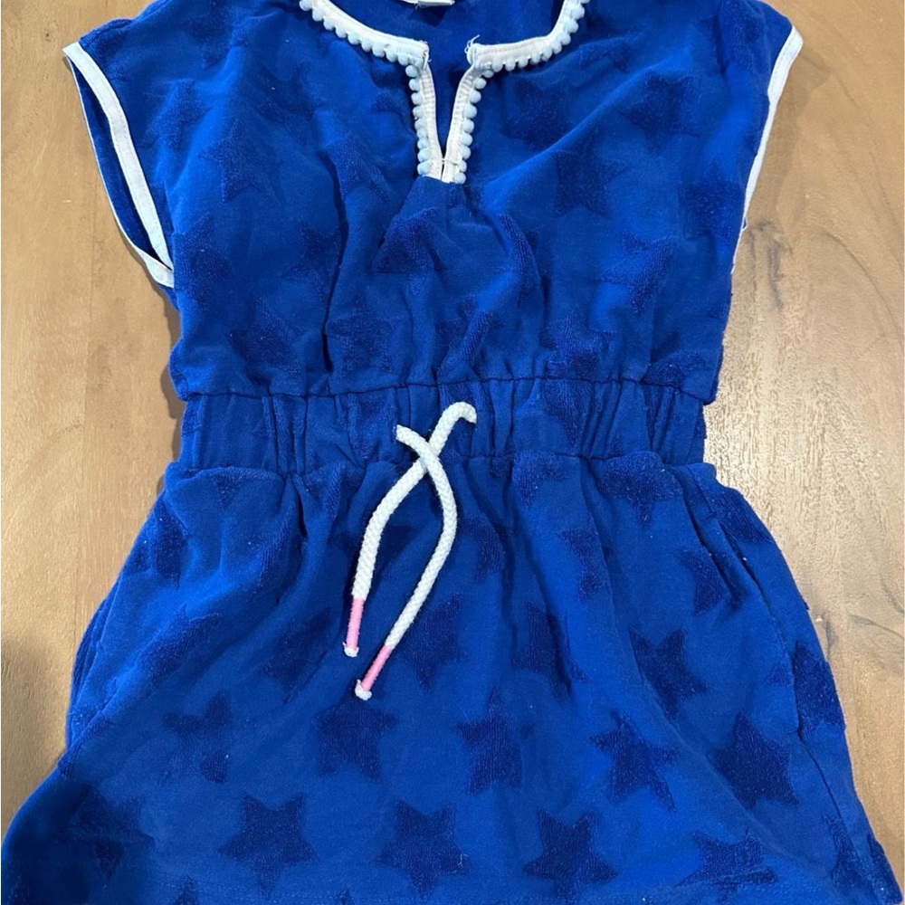 Crewcuts Blue Star Kids Swim Coverup